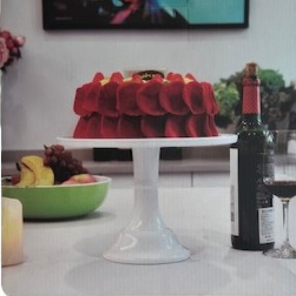 KLASKWARE Other - Round Cake Stand White 11" New in Box